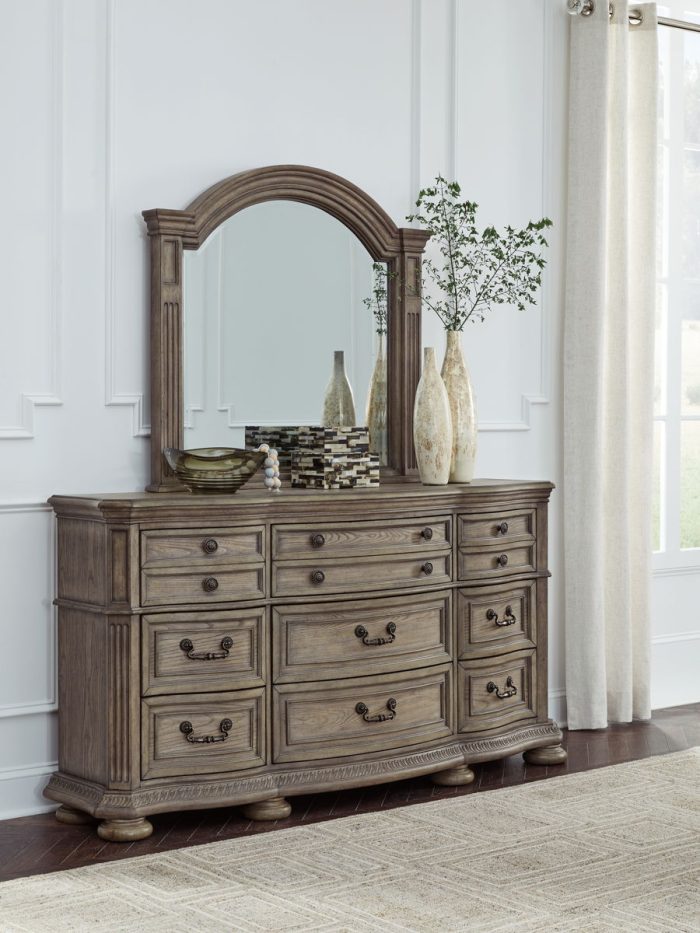 Ardenfield - Light Brown - Dresser And Mirror - Image 4