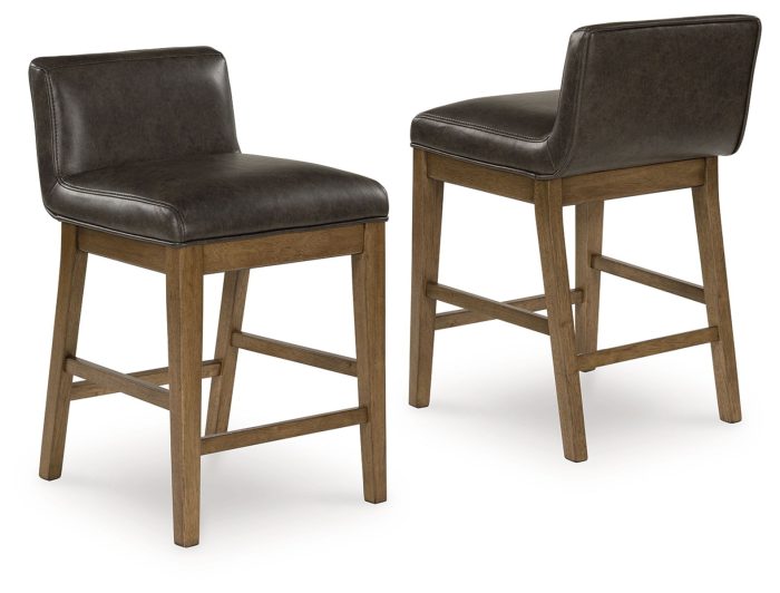 Cabalynn - Two-tone Brown - Upholstered Barstool (Set of 2) - Image 2