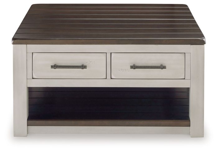 Darborn - Gray / Brown - Lift Top Cocktail Table - Image 2