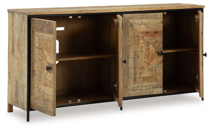 Camney - Brown / Black - Accent Cabinet - Image 4