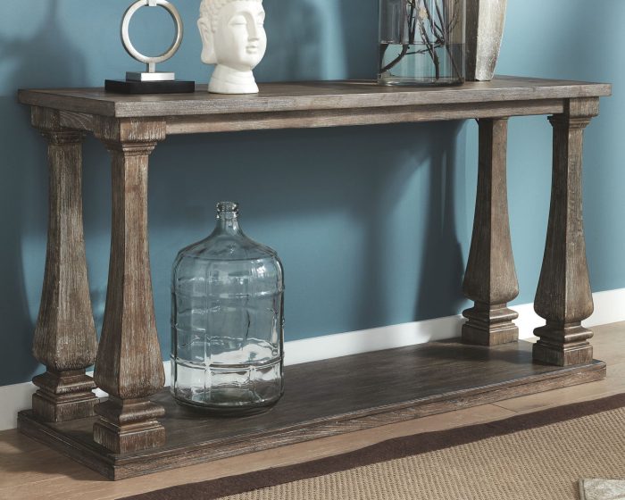 Johnelle - Gray - Sofa Table - Image 3