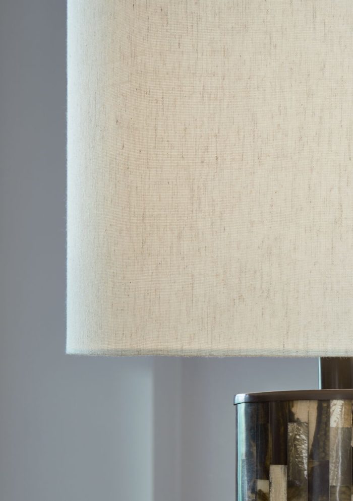 Ellford - Black / Brown / Cream - Poly Table Lamp - Image 2