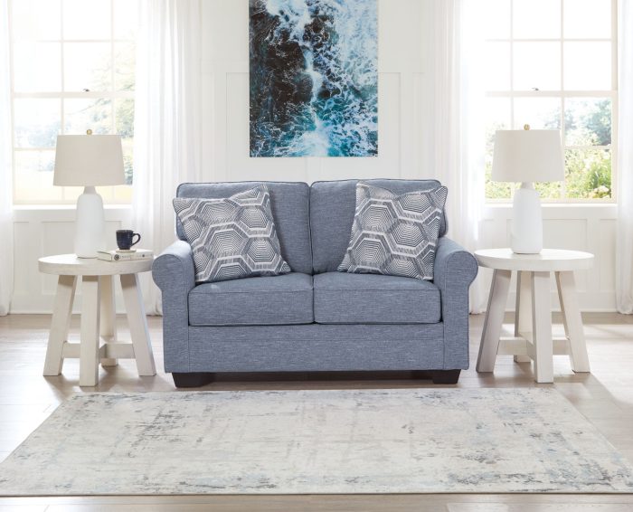 Carissa Manor - Denim - Loveseat - Image 4