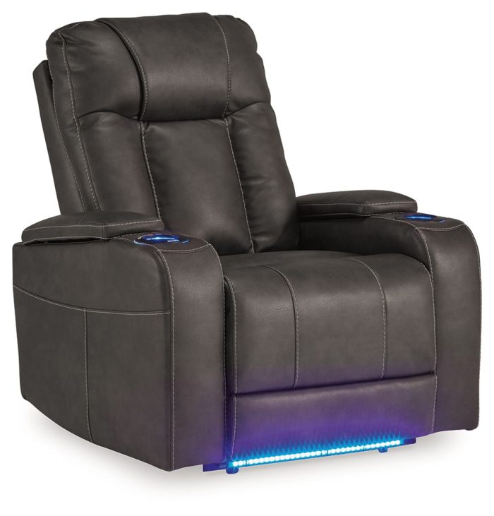 Feazada - Power Recliner With Adj Headrest - Image 7