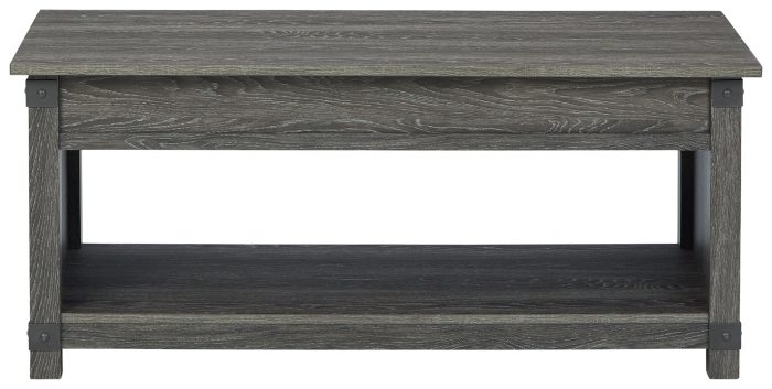 Freedan - Grayish Brown - Rect Lift Top Cocktail Table - Image 4