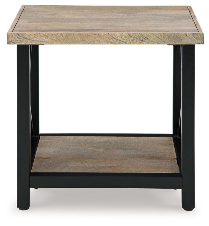 Bristenfort - Brown / Black - Rectangular End Table - Image 3