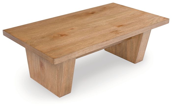 Kristiland - Light Brown - Rectangular Cocktail Table - Image 4