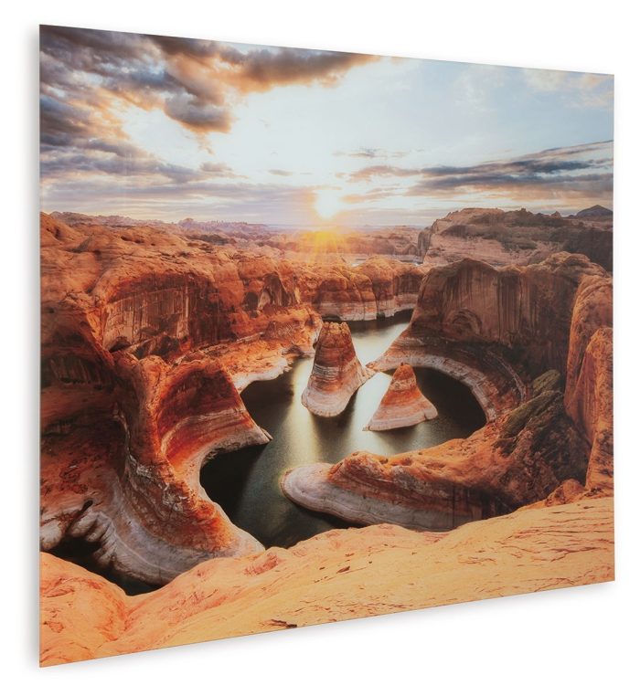 Deemsdon - Blue / Amber - Wall Art - Image 2