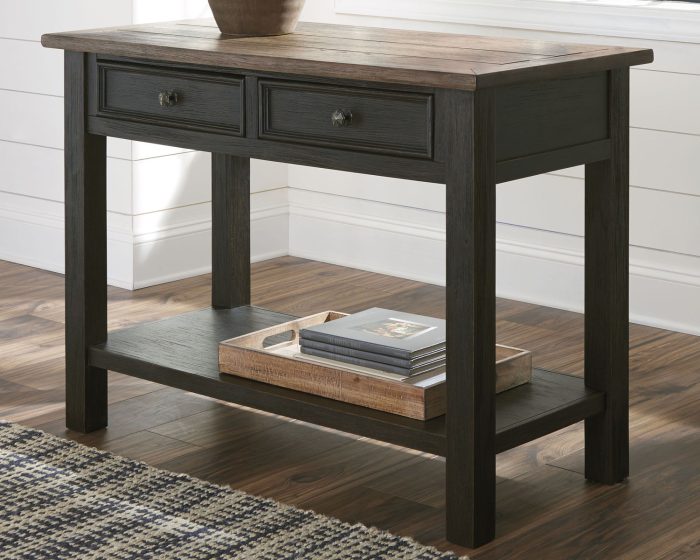 Tyler Creek - Grayish Brown / Black - Sofa Table - Image 2