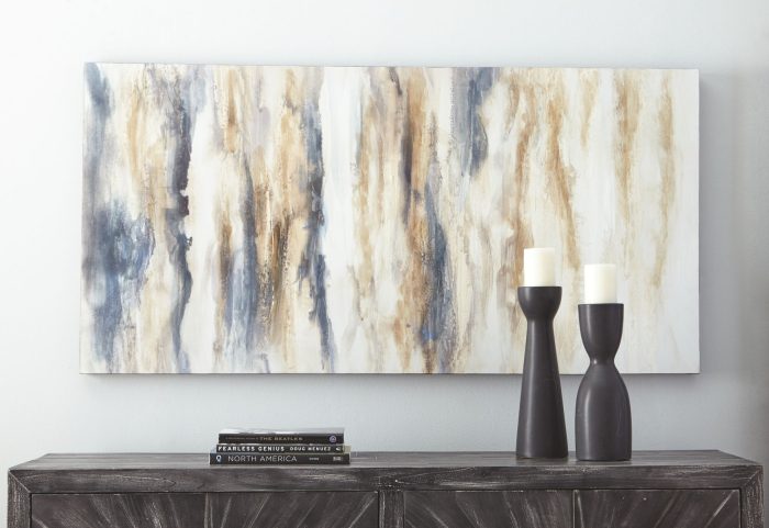 Joely - Blue / Tan - Wall Art - Image 2