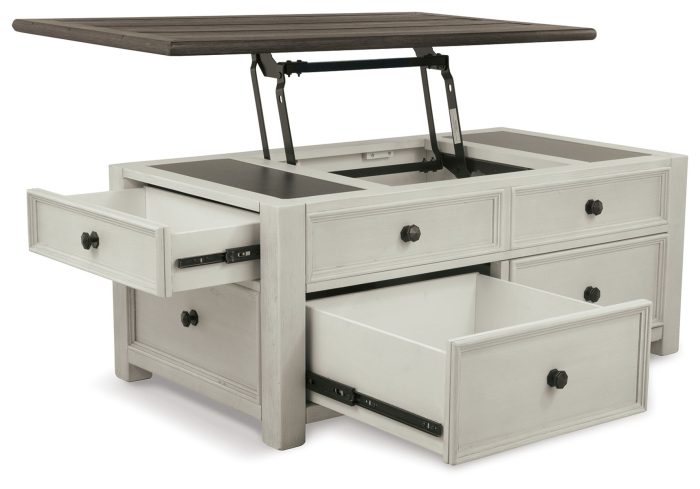 Bolanburg - White / Brown / Beige - Lift Top Cocktail Table - Image 2