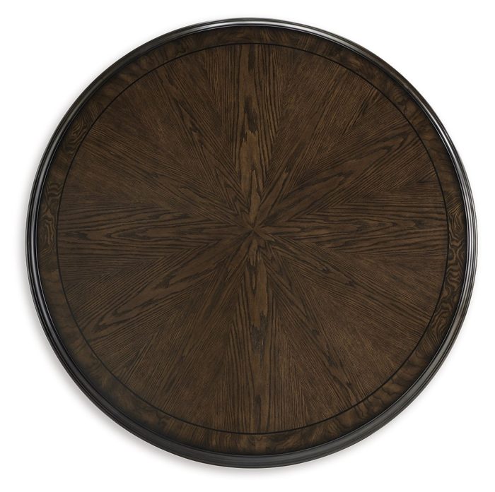 Maylee - Dark Brown - Dining Table - Image 2