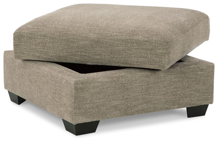 Creswell - Stone - Ottoman With Storage - Image 4