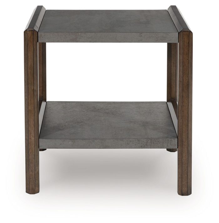 Kallenny - Brown / Gray - Rectangular End Table - Image 2