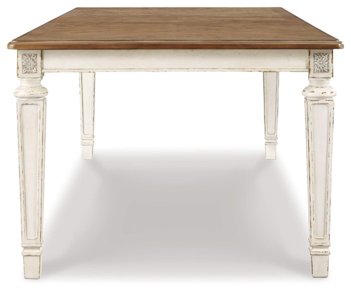 Realyn - Chipped White - Rectangular Dining Room Extension Table - Image 3