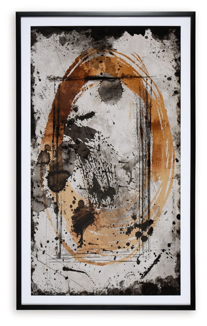 Clefting - Black / Caramel / Tan - Wall Art - Image 3