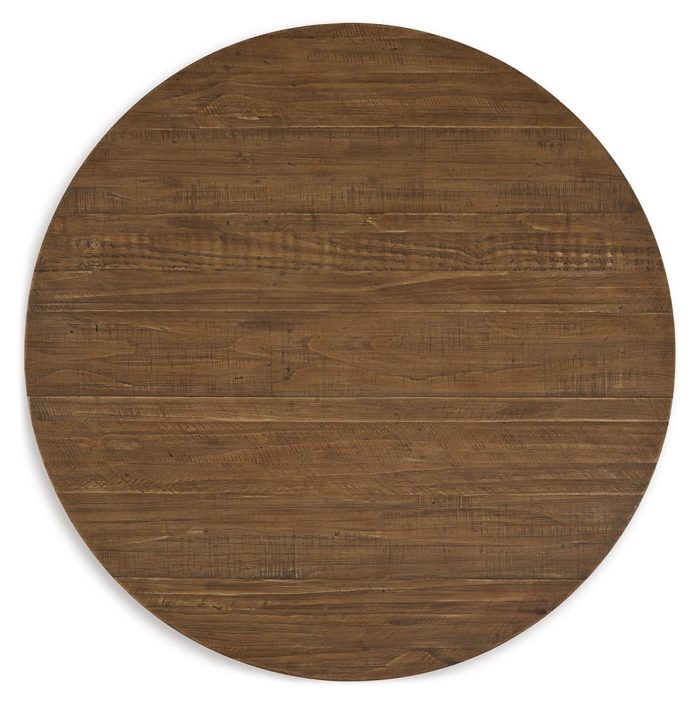 Mackifeld - Warm Brown - Round Cocktail Table - Image 2