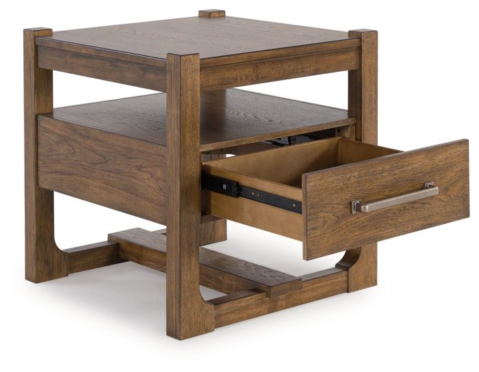 Cabalynn - Light Brown - Square End Table - Image 4