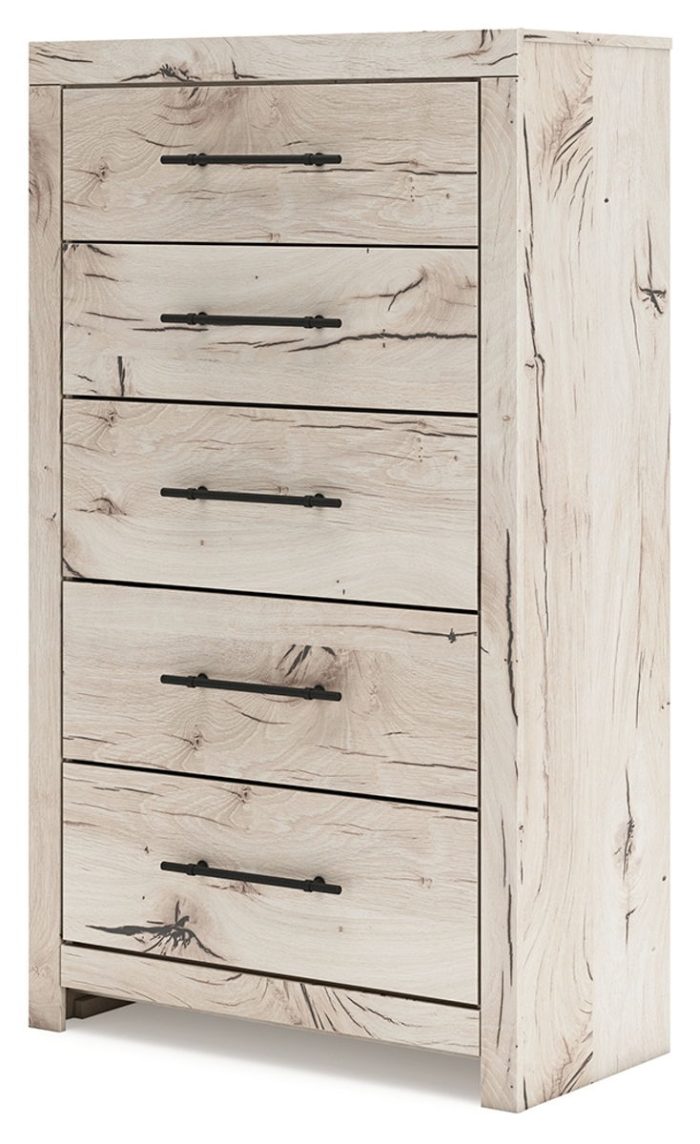 Lawroy - Light Natural - Five Drawer Chest - Image 2