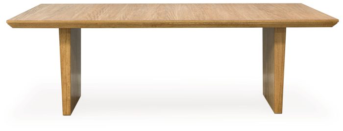 Sherbana - Light Brown - Rectangular Dining Room Extension Table - Image 4
