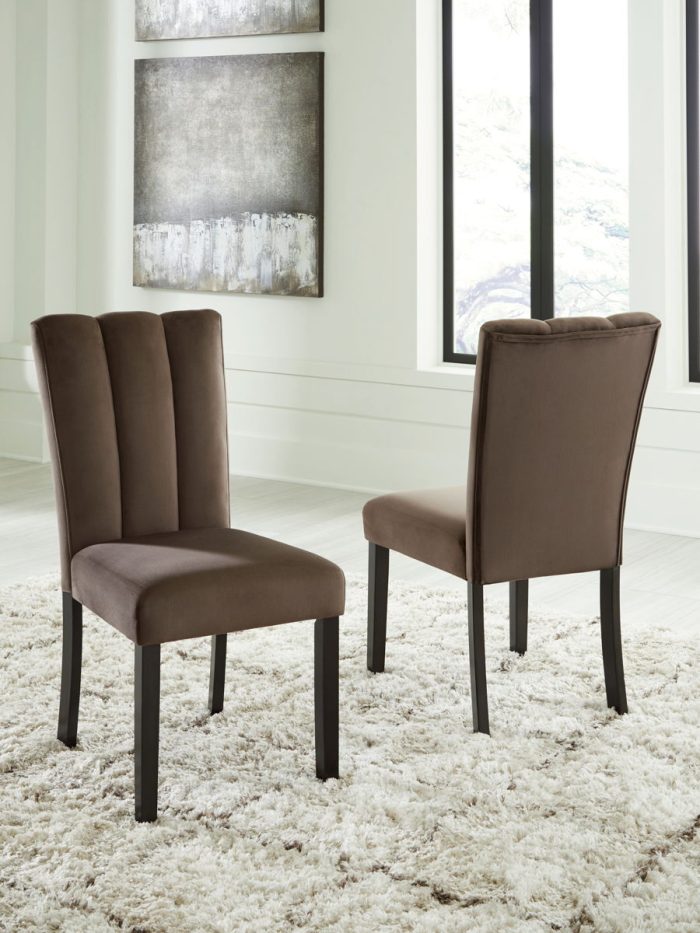 Jeshina - Mocha - Dining Upholstered Side Chair (Set of 2) - Image 2