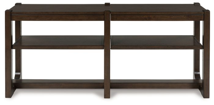 Breckington - Dark Brown - Sofa Table - Image 4