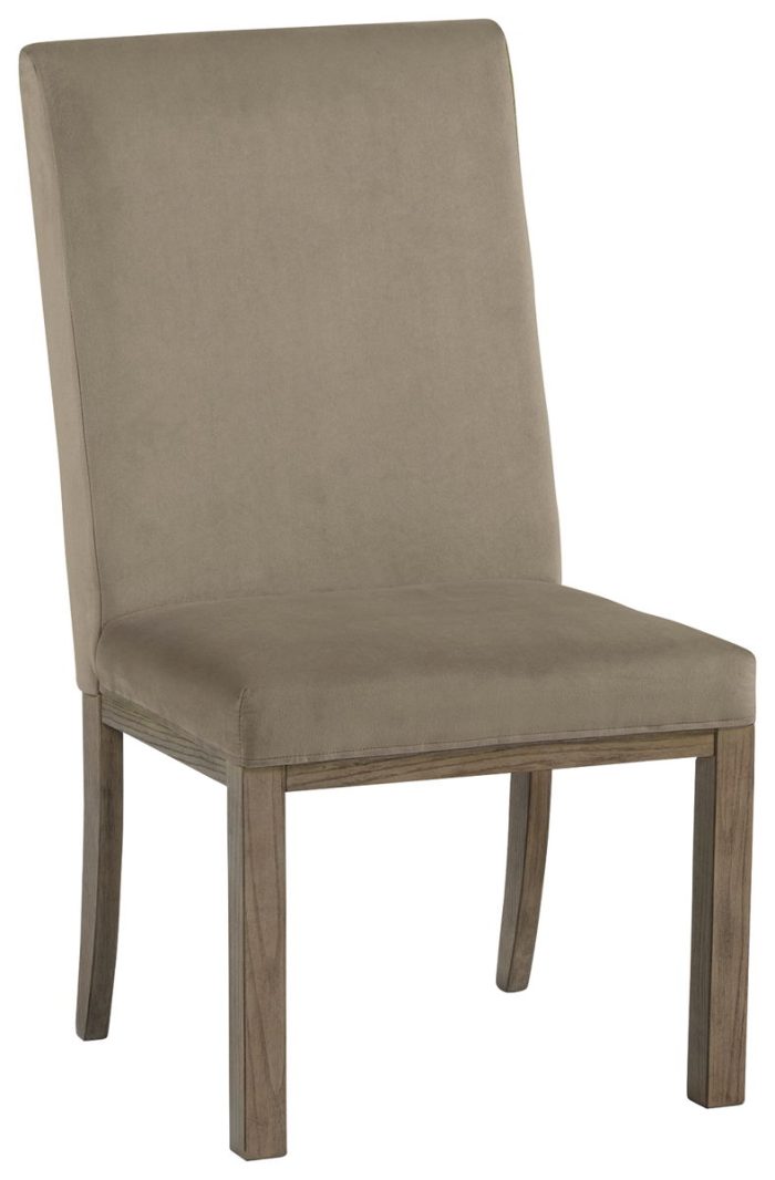 Chrestner - Gray / Brown - Dining UPH Side Chair (Set of 2) - Image 2