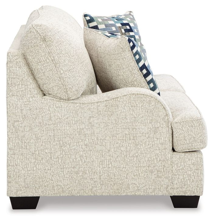 Valerano - Parchment - Loveseat - Image 3