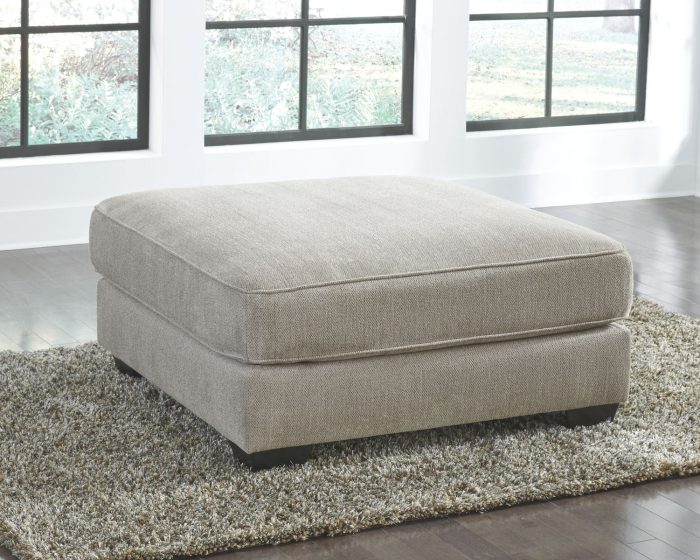 Ardsley - Pewter - Oversized Accent Ottoman - Image 3