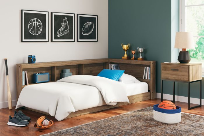 Deanlow - Bookcase Storage Bed - Image 2
