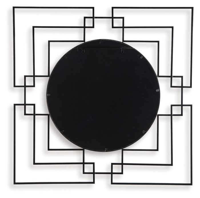Oceanal - Black / Gold Finish - Accent Mirror - Image 2