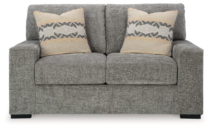 Dunmor - Graphite - Loveseat - Image 4
