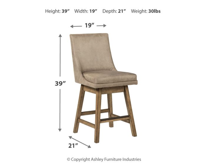 Tallenger - Swivel Barstool (Set of 2) - Image 12