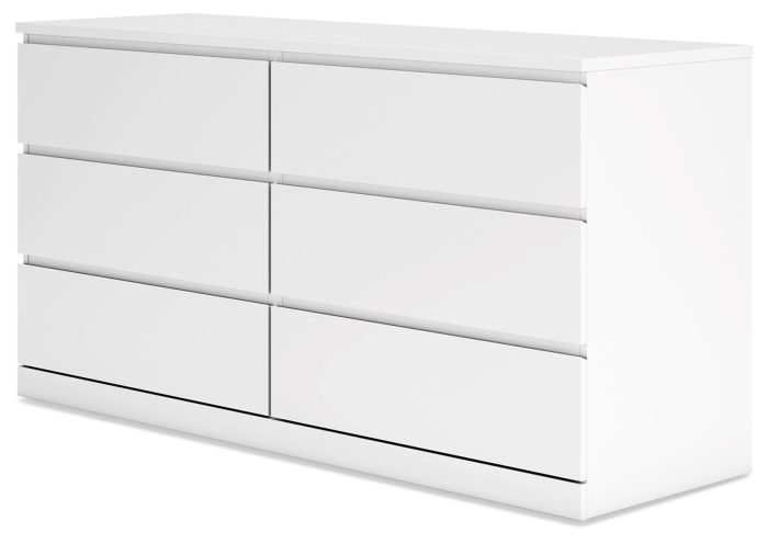 Onita - White - Six Drawer Dresser - Image 3