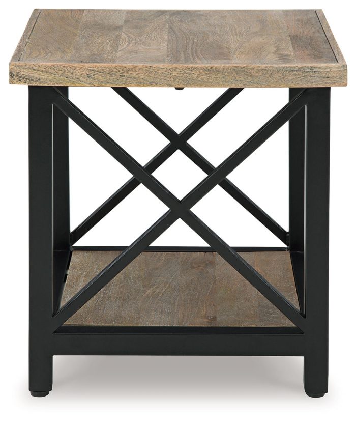 Bristenfort - Brown / Black - Rectangular End Table - Image 4