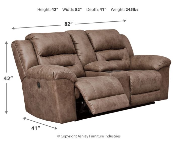 Stoneland - Power Reclining Loveseat - Image 2