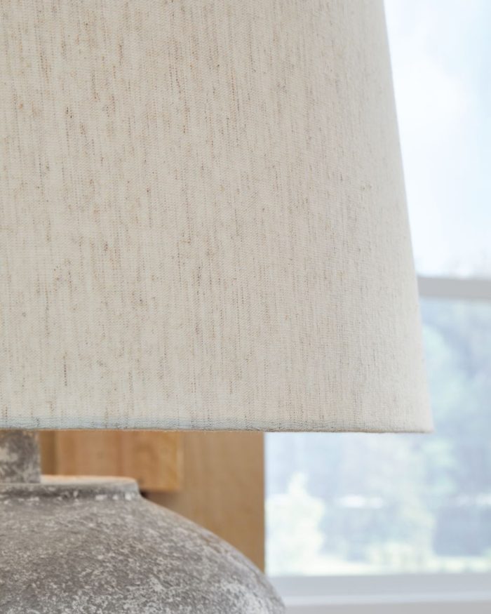 Dreward - Distressed Gray - Paper Table Lamp - Image 4
