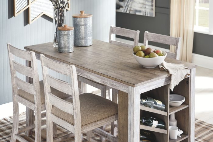 Skempton - Rectangular Counter Table With Storage Set - Image 7
