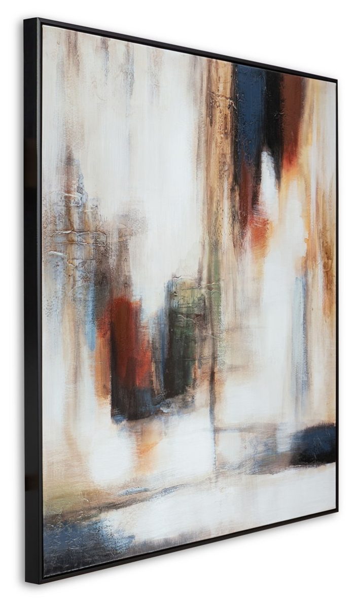 Pigeonford - White / Teal / Gold - Wall Art - Image 2