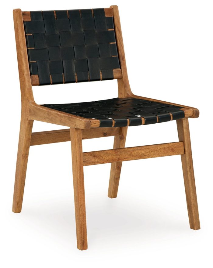 Fortmaine - Brown / Black - Dining Room Side Chair (Set of 2) - Image 2