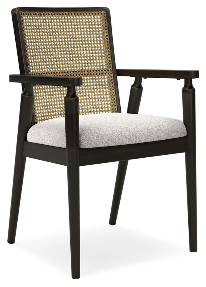 Galliden - Black - Dining Upholstered Arm Chair (Set of 2) - Image 4