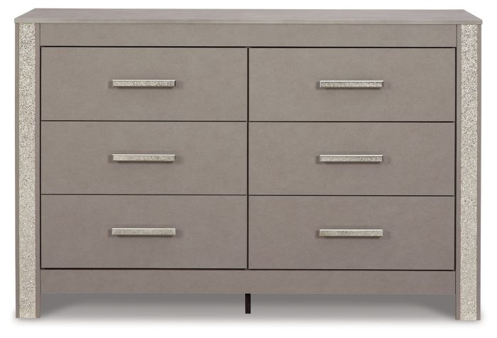 Surancha - Gray - Six Drawer Dresser - Image 3