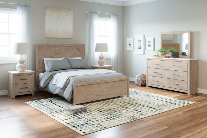 Senniberg - Light Brown - Two Drawer Night Stand - Image 3