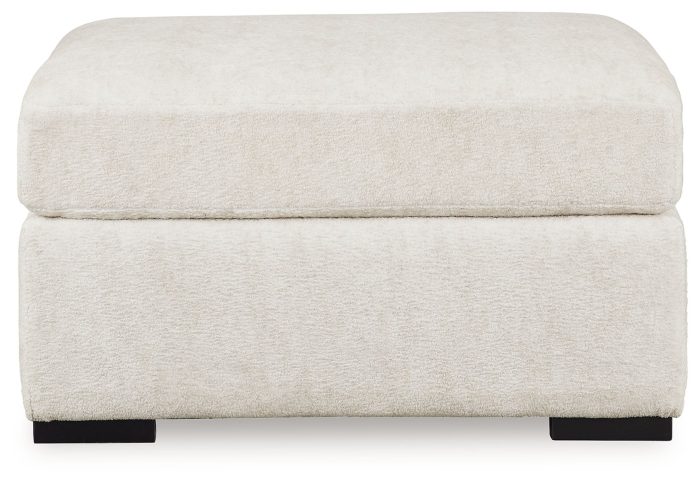 Chessington - Ivory - Oversized Accent Ottoman - Image 4
