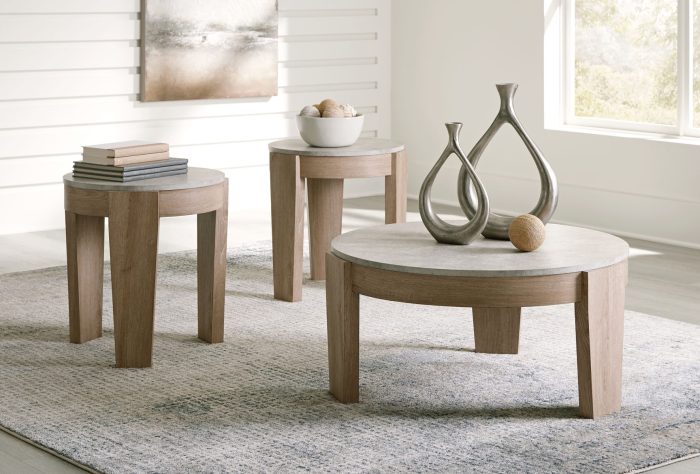 Guystone - Light Brown - Occasional Table Set (Set of 3) - Image 2