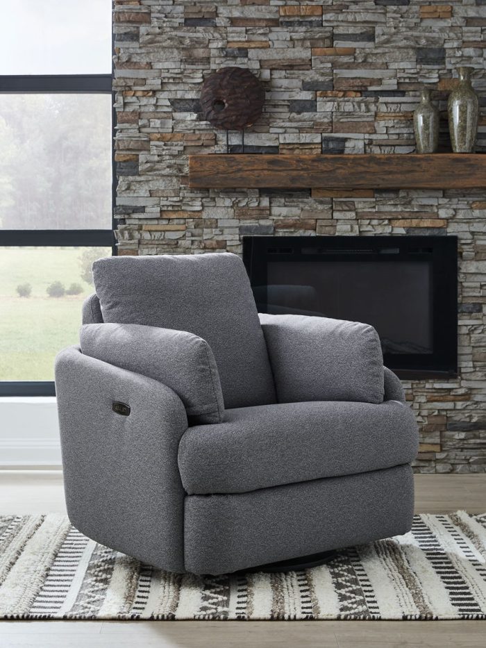 Alainmont Next-Gen Nuvella - Swivel Power Recliner - Image 6