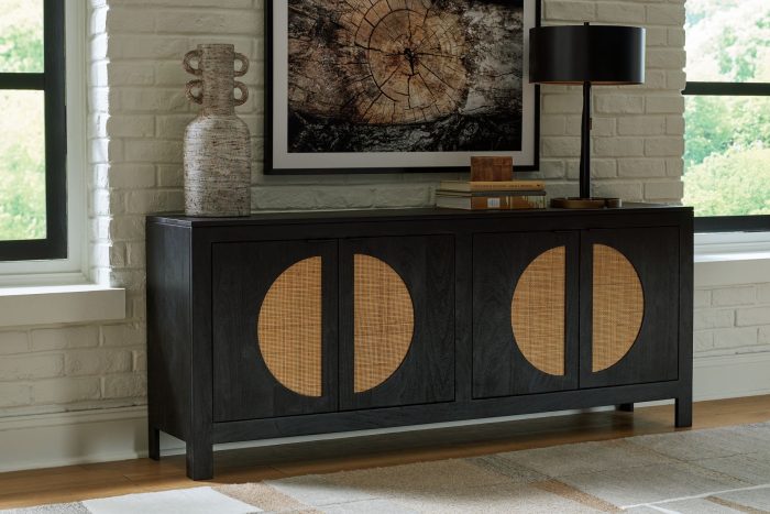 Cliffiings - Black / Natural - Accent Cabinet - Image 4