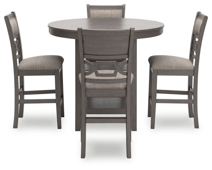 Wrenning - Gray - Drm Counter Table Set (Set of 5) - Image 2