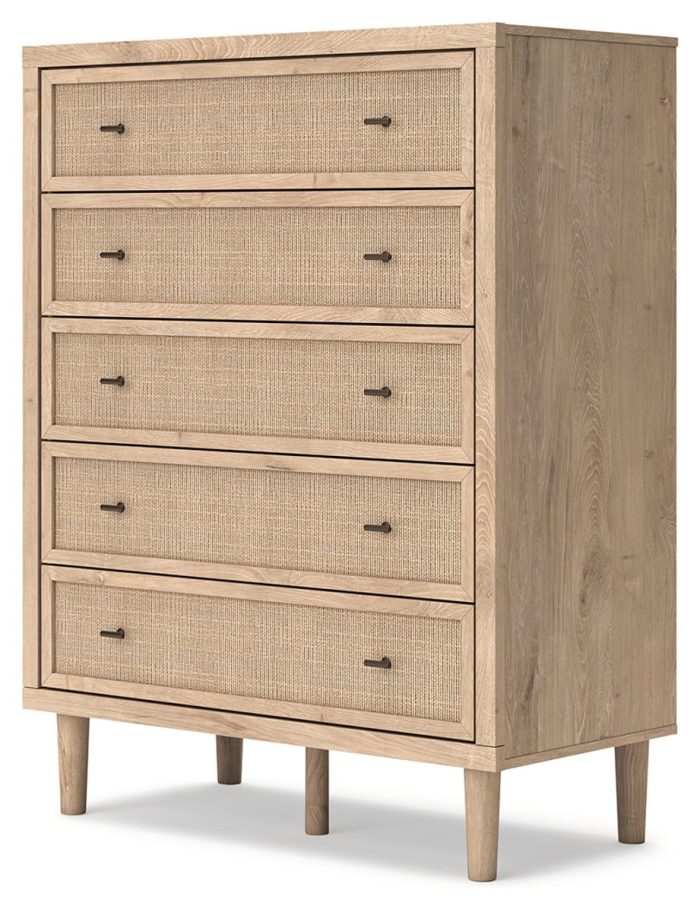 Cielden - Two-Tone - Five Drawer Wide Chest - Image 4