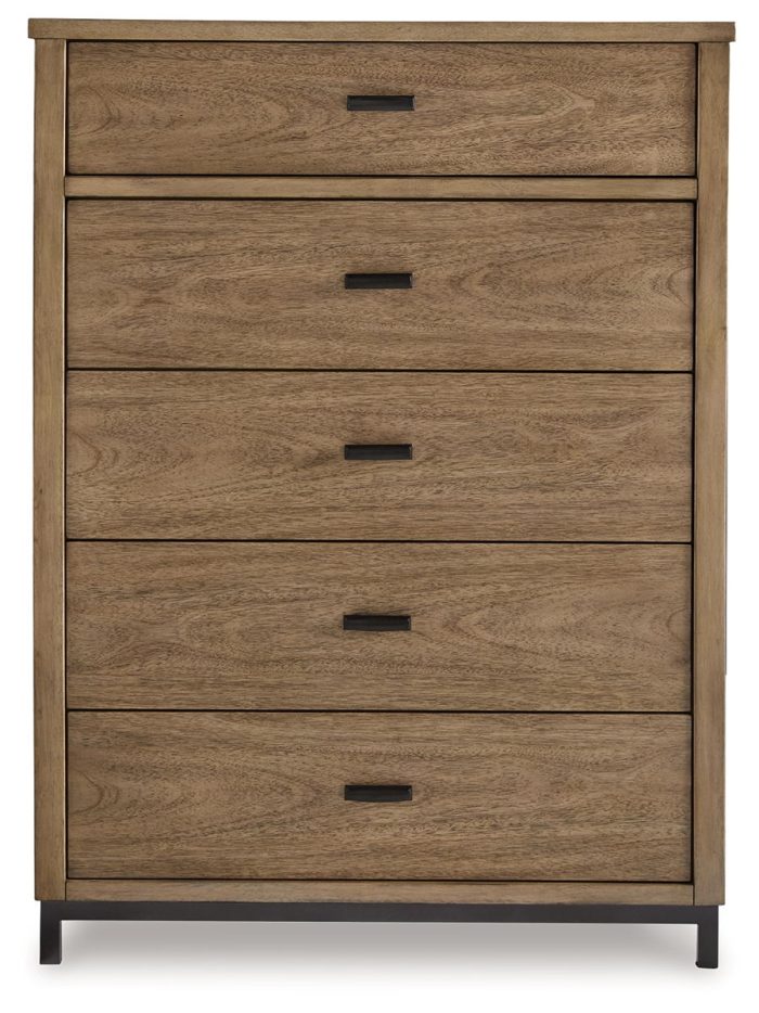 Tomtyn - Light Brown - Five Drawer Chest - Image 3